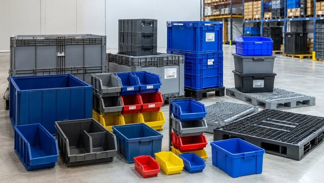 Soluciones plásticas para una operación más ordenada, resistente y eficiente