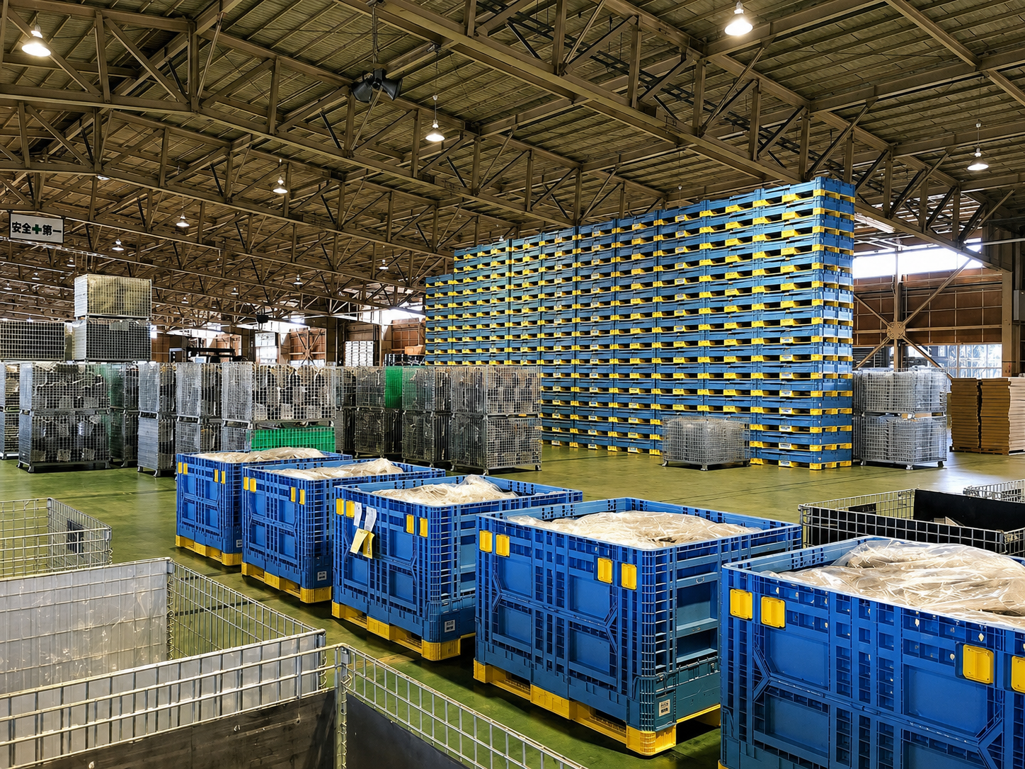 Bins y contenedores para un sistema de almacenamiento más seguro y eficiente