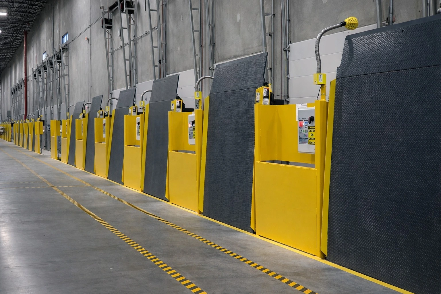 Equipamiento de andén para una operación segura y eficiente