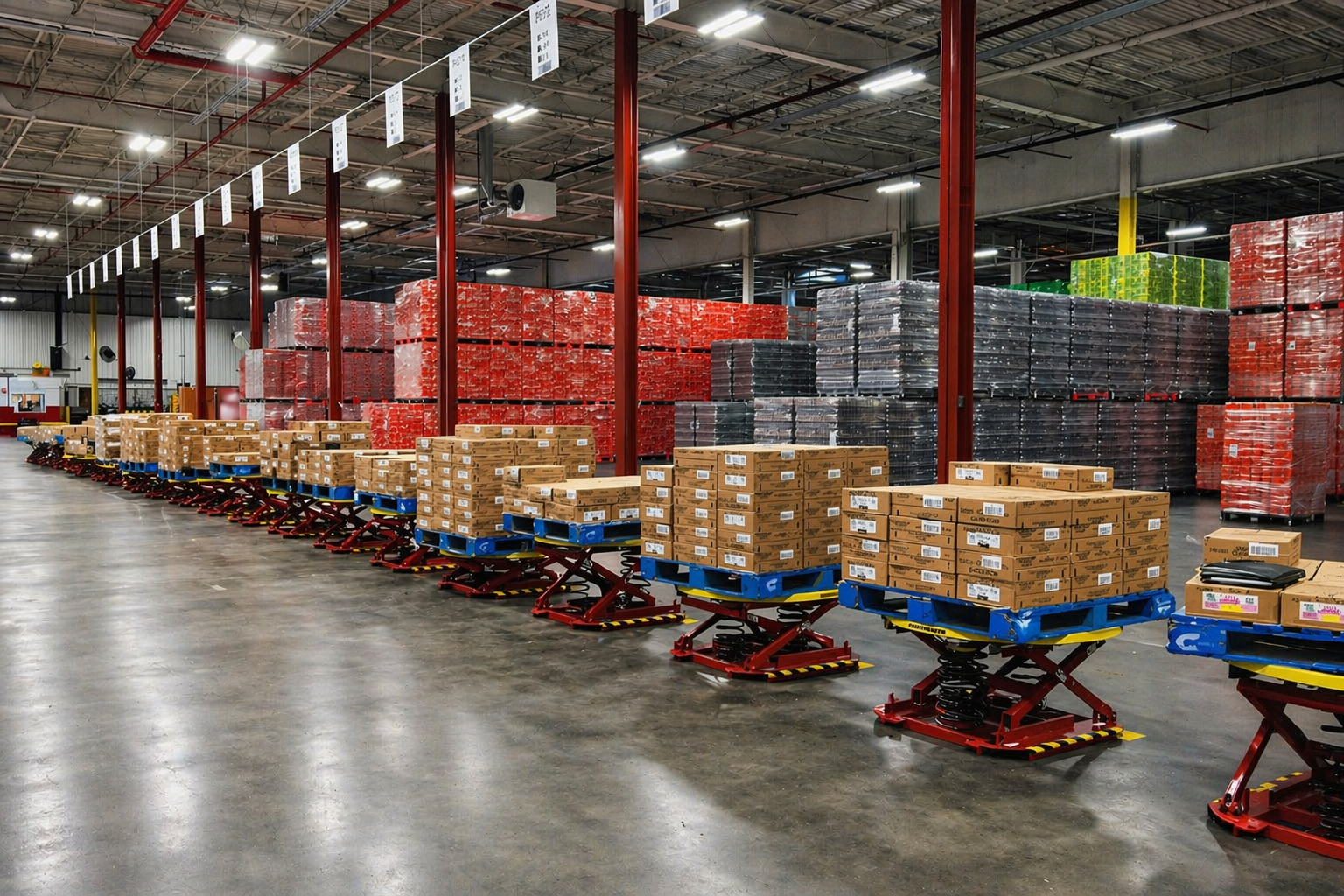 Soluciones ergonómicas y conveyor para optimizar el flujo operativo